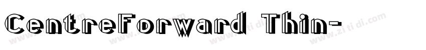 CentreForward Thin字体转换